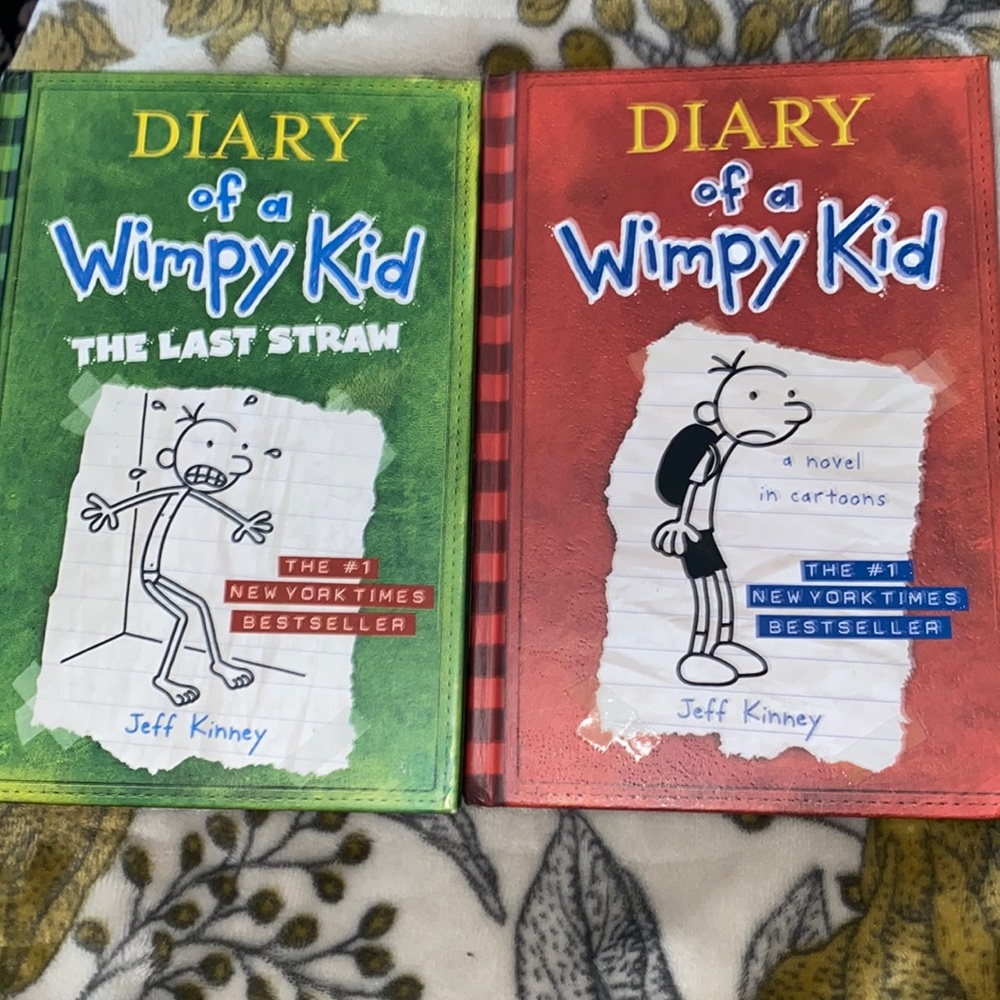 Hardcover books 📚 Diary of a Wimp Kid & Diary of a Wimpy Kid The Last St…